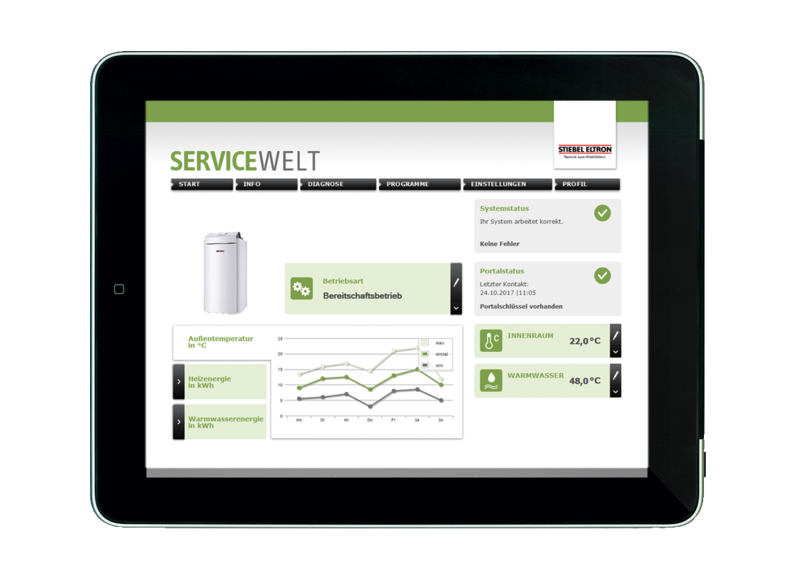 STIEBEL ELTRON Control unit/energy management ISG web