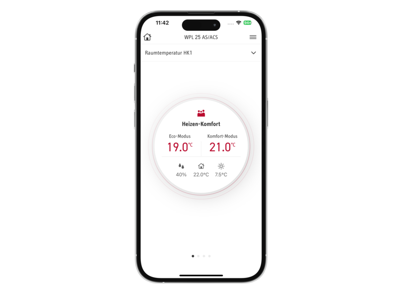 STIEBEL ELTRON Control unit/energy management MyStiebel-App Android
